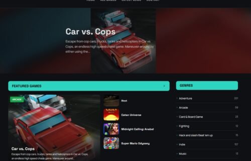 Welcome to Nocturne: Your Games Site, Your Way